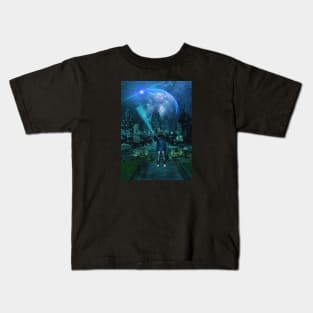 Temple Space Outer Galaxy Kids T-Shirt